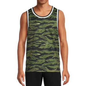 Camisetas sin mangas deportivas sin mangas para hombre más vendidas 100% algodón transpirable Singlets Gym Fitness Muscleman Stringer Vest Servicio OEM - Product Image 5