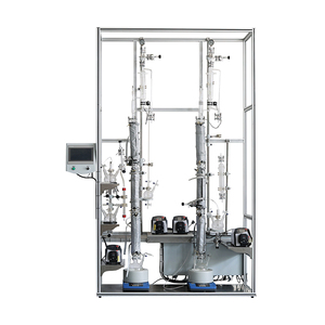 Thiết bị chưng cất phân đoạn thủy tinh lò phản ứng để chưng cất tinh dầu - Product Image 2