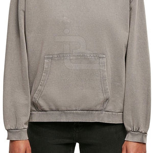 Offre Spéciale bon marché prix hommes lavage à l'acide sweats à capuche meilleure qualité à manches longues produit de qualité supérieure à capuche - Product Image 6