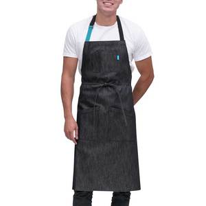 High Selling Lightweight Breathable <b>Denim</b> <b>Apron</b> Waterproof Cotton Made Fabric Grocery Wear - Product Image 6