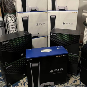 Nouvelle console de jeu Xbox Series X 1 To 4K HD avec deux manettes, 5 jeux + 2 manettes, CD, prises EU/US - Product Image 1