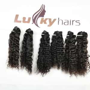 Unprocessed Raw Virgin Indian Hair Extensions Cuticle Aligned Loose Wave Bundle Factory Price Wholesale Natural Curly Human Hair - Product Image 2