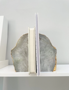 Belle corne de matériau organique Souvenir Style Animal Serre-livres Paire Home Decor Bookstands - Product Image 5