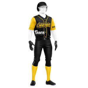 Uniforme de béisbol personalizado de alta calidad para hombres y mujeres, conjuntos de ropa deportiva al por mayor para softbol de talla grande, transpirable, de secado rápido - Product Image 5