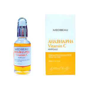 Medibeau AHA BHA PHA Vitamin C Ampoule เซรั่มบำรุงผิวหน้า30มล. ไวท์เทนนิ่งต่อต้านริ้วรอยให้ความชุ่มชื้นกำจัดเซลล์ผิวที่ตายแล้วผลิตในประเทศเกาหลี - Product Image 1