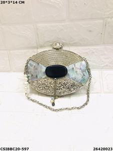 Classic mother of pearl <b>clutch</b> <b>Bag</b> with elegant clasp closure <b>For</b> Women <b>Wedding</b> Party At Very Low Price By HF CRAFTS - Product Image 6