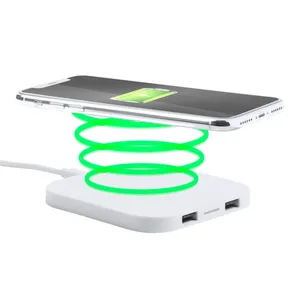 Caricabatterie USB Wireless Promozionale Personalizzato per Gadget - Product Image 5