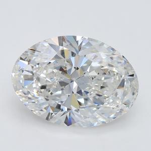 IGI 3.02 Ct Diamant taille ovale cultivé en laboratoire VS2 Clarté F Couleur pour la fabrication de bijoux écologiques Loose Her Ring F Color Lab Diamond - Product Image 1