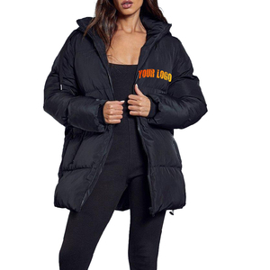 Doudoune pour dames de haute qualité chaude matelassée palangre à capuche résistant à l'eau commande en gros prix usine oem odm - Product Image 4