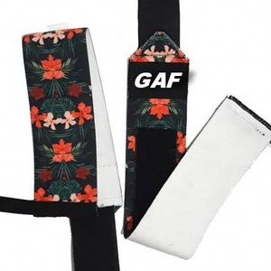 GAF Power Lifting Cross <b>Training</b> Heavy Duty Weightlifting Wrist Wraps Customized Logo Kinds Of Printed Gym Wrist Wraps - Product Image 5