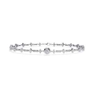 Pulsera de Diamantes en Oferta, Joyería Fina para Mujer, Plata de Ley 925, Pulsera de Diamantes con Corte VVS, Pulseras de Moissanita a la Moda - Product Image 4