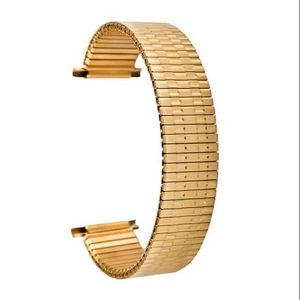 Montre GD631 avec bracelet en métal de luxe unisexe en acier inoxydable doré, respirante, étanche, avec logo personnalisé, bracelet souple, léger, durable et confortable - Product Image 1