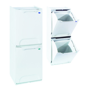 Pattumera Modulare con Secchio da 20 L Bianco - Product Image 1