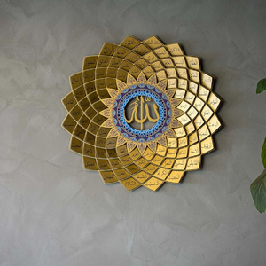 ศิลปะผนังอิสลามโลหะ bismillah ศิลปะตกแต่งผนังศิลปะส่งตรงจากโรงงานสำหรับบ้านโรงแรมสำนักงาน - Product Image 5