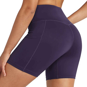 กางเกงปั่นจักรยานเอวต่ำไร้รอยต่อสำหรับผู้หญิงกางเกงขาสั้นสำหรับออกกำลังกายเล่นฟิตเนสเข้ายิม - Product Image 3