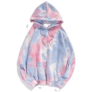เสื้อฮู้ดผู้หญิงแฟชั่นลายมัดย้อม ผ้าโพลีเอสเตอร์/คอตตอนฟลีซ สำหรับฤดูหนาว เนื้อผ้านุ่ม ระบายอากาศได้ดี สไตล์ลำลอง ขายส่ง แบรนด์ดัง นำเข้าจากทั่วโลก - Product Image 1