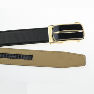 Cinturón de Cuero Italiano de Lujo para Hombre, Diseño Elegante, Cinturón de Vestir Premium, Estilo Casual, Cuero Genuino, Estilo Moderno, Hebilla Cuadrada de Aleación - Product Image 4