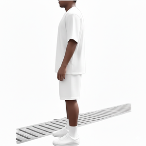 Trending Men's <b>Summer</b> Casual Sportswear Set New Fashion Breathable Digital Printed Short Sleeved Crew Neck Satin T-<b>Shirt</b> 100% - Product Image 3