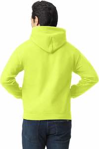 Sudadera con capucha en relieve personalizada de alta calidad para hombres invierno de gran tamaño pesado 100% algodón pulóver Sudadera con capucha ropa de calle sólida - Product Image 2