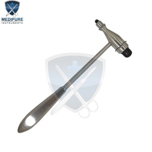 Martillo de Reflejos Troemner, Herramienta de Diagnóstico de Neurología para Pruebas de Reflejos, Mango de Acero Inoxidable, Instrumento de Examen Médico - Product Image 3