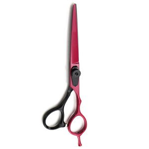 Tijeras de Peluquería Profesionales de Acero Inoxidable Alemán de Primera Calidad, con Filo de Navaja, Recubrimiento Negro y Rojo, Punta Afilada - Product Image 6