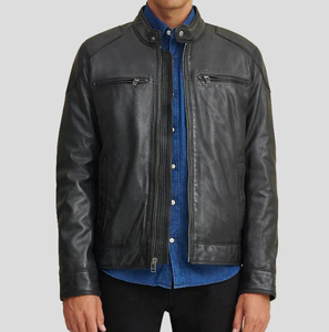 Modèle 2026 tendance, veste en cuir pour homme et femme, nouvelle mode, veste en cuir pour homme, veste en cuir coupe-vent 2025 - Product Image 1