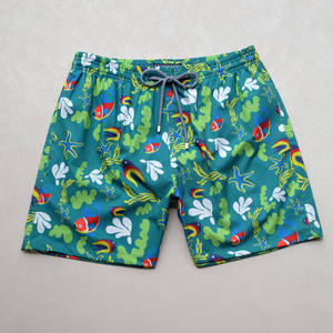 Venta al por mayor Boardshorts Playa Corto Spandex/Poliéster Bañador Playa Pantalones cortos Casual Hombres Pantalones - Product Image 6