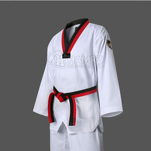 เครื่องแบบเทควันโดแบบ2025น้ำหนักเบาผ้าคอตตอน100% แบบสั่งทำแห้งเร็วกำหนดสีโลโก้ได้ตามต้องการ - Product Image 2