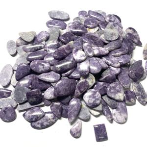 Certifié IGI GIA naturel blanc lépidolite opale Cabochon pierres précieuses en vrac de haute qualité pour la fabrication de bijoux tailles 9mm 14mm 20mm - Product Image 4
