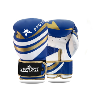 Guantes de boxeo cómodos y transpirables marciales de cuero PU Guantes de boxeo con logotipo personalizado Kick Boxing - Product Image 2