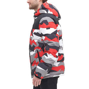 Veste à capuche imprimée pour homme, Logo Oem, de haute qualité, surdimensionnée, détachable, de styliste, hiver - Product Image 4