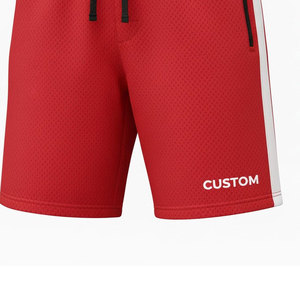 กางเกงกีฬาขาสั้นผ้าโพลีเอสเตอร์ 100% น้ำหนักเบา ระบายอากาศได้ดี เนื้อผ้านุ่ม สวมใส่สบาย เหมาะสำหรับการฝึกซ้อมที่ยิม - Product Image 6