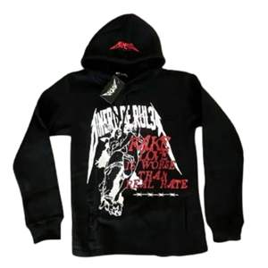 Sudaderas y sudaderas de lana de algodón 100% de peso pesado para hombre, ropa de invierno de alta calidad con estampado personalizado - Product Image 1