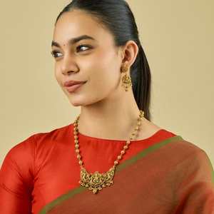 Wedding-Ready Antique Gold <b>Necklace</b> 182528 - Product Image 1