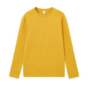 T-shirt pour homme en coton à manches longues, t-shirts de couleur unie, vêtements pour homme, manches longues pour le printemps et l'automne, sous-vêtements - Product Image 5