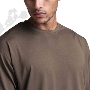 เสื้อยืดคอกลมทรงหลวมสไตล์วินเทจสำหรับผู้ชาย ขายส่ง ผ้าหนา 260gsm ทรงบ็อกซี่ ไหล่ตก ผลิตจากผ้าฝ้าย 100% เป็นมิตรต่อสิ่งแวดล้อม - Product Image 6