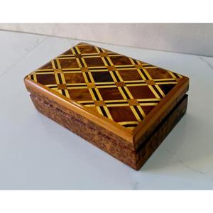Artisanat en bois de thuya marocain de luxe, fait main, en racine de thuya naturelle, décoration traditionnelle marocaine pour la maison, cadeau - Product Image 1