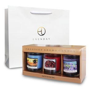 Epleuvue Coffret Cadeau 3 Pièces : Bougie en Pot et Bougie Pilier en Cire de Paraffine Parfumée pour Décoration d'Intérieur, Fêtes, Noël, Halloween - Product Image 1