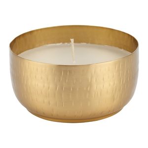 Ensemble de 3 pots à bougies en métal martelé argenté brillant Décoration de table de Noël unique pour la maison et le mariage - Product Image 3