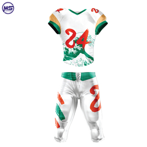 ชุดอเมริกันฟุตบอลน้ำหนักเบาพิมพ์โลโก้ตามสั่งชุดสีพลัสไซส์ระบายอากาศได้ดีดีไซน์ที่ดีที่สุด - Product Image 4