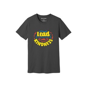 Camiseta de algodón 100% con temas de bondad, estampado de estilo informal, 12 opciones de color, 160-180, colocación de diseño personalizable GSM pesado - Product Image 3