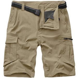 กางเกงขาสั้นคาร์โก้ผ้าคอร์ดูรอยคุณภาพสูง 100% ผ้าฝ้าย สำหรับผู้ชาย ใส่เล่นกีฬาฤดูร้อน ระบายอากาศได้ดี แห้งเร็ว ไม่ยับ - Product Image 1