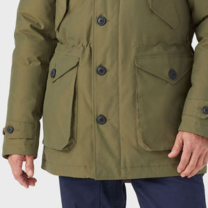 Parkas à capuche de couleur unie hommes décontracté épais chaud Streetwear manteau hommes nouveau hiver mode vêtements d'extérieur coupe-vent hommes vestes - Product Image 5