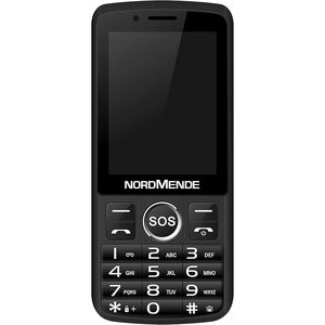 Téléphone senior Nordmende Android 2.8 version italienne noir avec WhatsApp et touches grandes, téléphone à fonctions avancées - Product Image 1