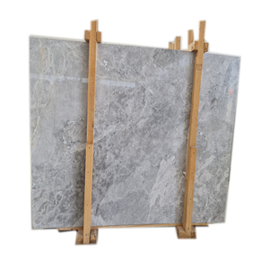 Pierre naturelle turque moderne de haute qualité 2023-Dalle de marbre totalement gris finition polie aiguisée taille coupée hôtels au sol - Product Image 1