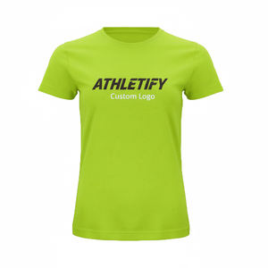 Camiseta de fútbol elegante de color sólido para mujer con logotipo y números de equipo, perfecta para equipos de fútbol, ropa deportiva cómoda y duradera - Product Image 1