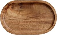 Assiettes en bois modernes faites à la main de qualité supérieure, ovales, personnalisables, écologiques, à bas prix pour la maison, les restaurants et les cafés