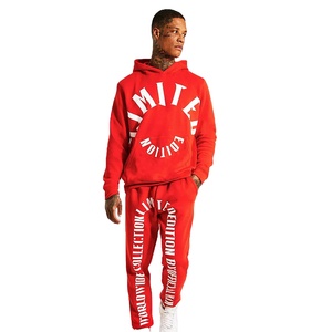 <b>Bulk</b> Unisex Fleece Sportswear Tracksuit Custom Logo High Quality Plain Heavyweight Oversized French <b>Terry</b> Cotton Blend 2026 - Product Image 1