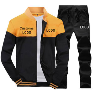 Ensemble homme automne hiver polaire épais sweat-shirt survêtement homme avec pantalon vêtements de sport de marque 2 pièces vêtements de sport vintage haute qualité - Product Image 4