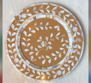mother of pearl plate Seed Incense <b>Burner</b> with Electric Feature Arabic Bakhoor <b>Burner</b> with Tea Rose Scent <b>for</b> Use - Product Image 2